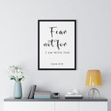 Faith Culture - Fear Not - Isaiah 41:10 - Christian Wall Art