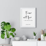 Faith Culture - Fear Not - Isaiah 41:10 - Christian Wall Art