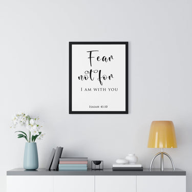 Faith Culture - Fear Not - Isaiah 41:10 - Christian Wall Art