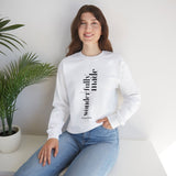 Faith Culture - Fearfully and Wonderfully Made - Psalm 139:14 - Christian Unisex Heavy Blendâ„¢ Crewneck Sweatshirt