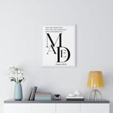 Faith Culture - "Fearfully and Wonderfully Made" - Psalm 139:14 Christian Vertical Framed Wall Art 16" x 20" White