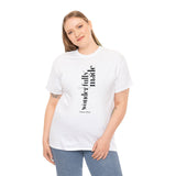 Faith Culture - Fearfully and Wonderfully Made Psalm 139:14 Christian Unisex Heavy Cotton Tee