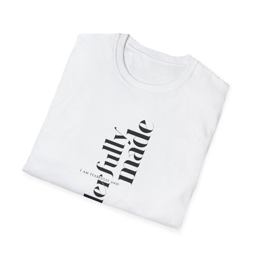 Faith Culture - Fearfully and Wonderfully Made Psalm 139:14 Christian Unisex Softstyle T-Shirt