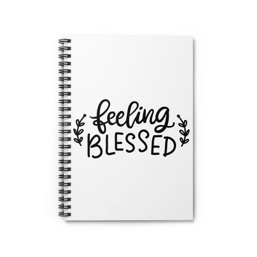 Faith Culture - Feeling Blessed - Christian Thanksgiving Spiral Journal One Size