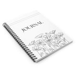 Faith Culture - Floral Reflection - Christian Thanksgiving Spiral Journal