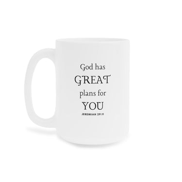 Faith Culture - For I know the Plans I have for You Jeremiah 29:11 Christian Ceramic Coffee Mug (11oz5oz0oz)