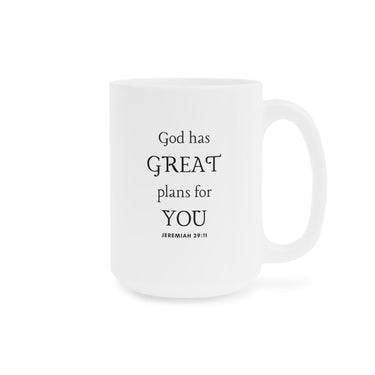 Faith Culture - For I know the Plans I have for You Jeremiah 29:11 Christian Ceramic Coffee Mug (11oz5oz0oz)