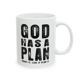 Faith Culture - GOD Has a Plan - Christian Ceramic Coffee Mug 11oz