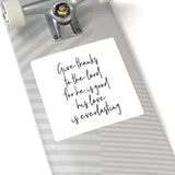 Faith Culture - Give Thanks to the Lord - Christian Thanksgiving Sticker