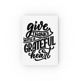Faith Culture - Give Thanks with a Grateful Heart - Christian Hardcover Journal