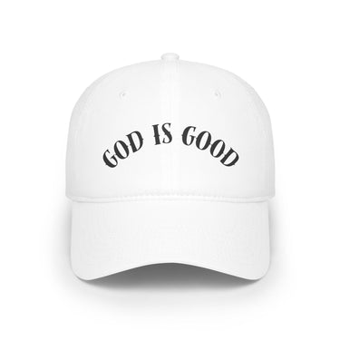 Faith Culture - God is Good - Christian Low Profile Baseball Cap White One size