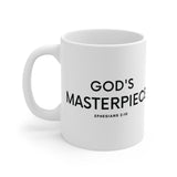 Faith Culture - God's Masterpiece Ephesians 2:10 Christian Ceramic Coffee Mug (11oz5oz0oz)