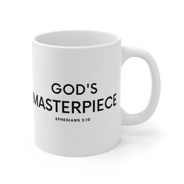 Faith Culture - God's Masterpiece Ephesians 2:10 Christian Ceramic Coffee Mug (11oz5oz0oz)
