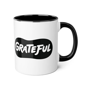 Faith Culture - Grateful - Christian Thanksgiving Accent Mug, 11oz