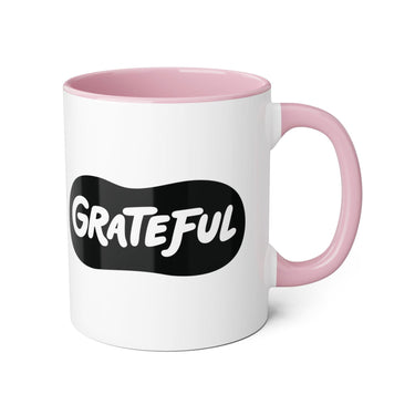 Faith Culture - Grateful - Christian Thanksgiving Accent Mug, 11oz