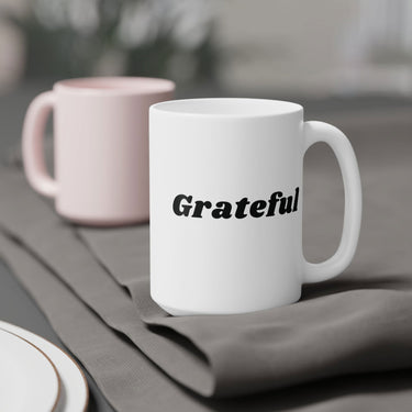 Faith Culture - Grateful Ceramic Coffee Mug Christian Thanksgiving Gift