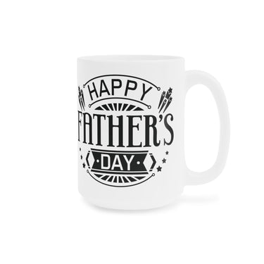 Faith Culture - Happy Father's Day - Christian Ceramic Coffee Mug (11oz5oz0oz) 15oz White
