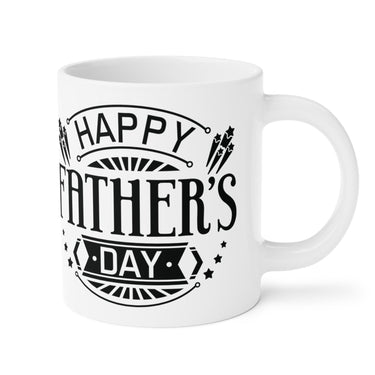 Faith Culture - Happy Father's Day - Christian Ceramic Coffee Mug (11oz5oz0oz) 20oz White