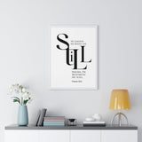 Faith Culture - "He Leads Me Beside Quiet Waters" - Psalm 23:2 Christian Vertical Framed Wall Art