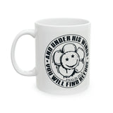 Faith Culture - He Will Cover You with His Feathers - Psalm 91:4 Christian Ceramic Coffee Mug, 11oz