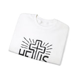 Faith Culture - He is Risen - Christian Unisex Heavy Blendâ„¢ Crewneck Sweatshirt