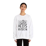 Faith Culture - He is Risen - Christian Unisex Heavy Blendâ„¢ Crewneck Sweatshirt