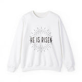 Faith Culture - He is Risen - Christian Unisex Heavy Blendâ„¢ Crewneck Sweatshirt