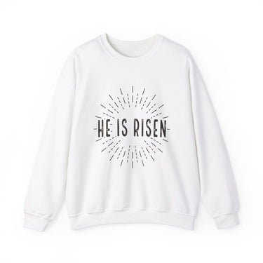 Faith Culture - He is Risen - Christian Unisex Heavy Blendâ„¢ Crewneck Sweatshirt