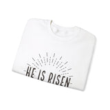 Faith Culture - He is Risen - Christian Unisex Heavy Blendâ„¢ Crewneck Sweatshirt