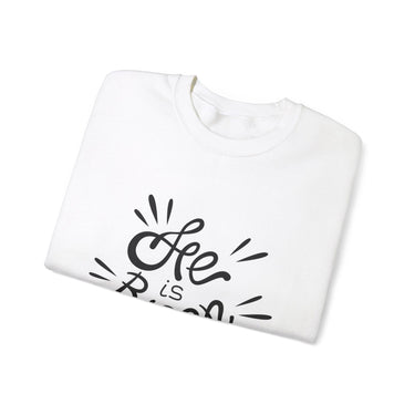 Faith Culture - He is Risen - Christian Unisex Heavy Blendâ„¢ Crewneck Sweatshirt