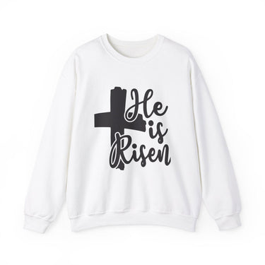 Faith Culture - He is Risen - Christian Unisex Heavy Blendâ„¢ Crewneck Sweatshirt