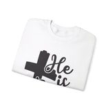 Faith Culture - He is Risen - Christian Unisex Heavy Blendâ„¢ Crewneck Sweatshirt