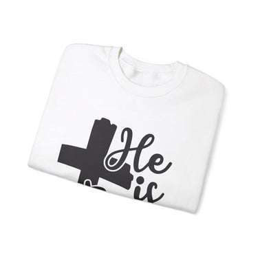 Faith Culture - He is Risen - Christian Unisex Heavy Blendâ„¢ Crewneck Sweatshirt