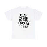 Faith Culture - He is Risen - Luke 24:6 Christian Unisex Heavy Cotton Tee