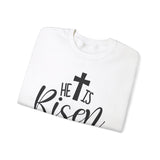 Faith Culture - He is Risen Christian Unisex Heavy Blendâ„¢ Crewneck Sweatshirt