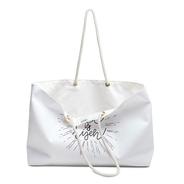 Faith Culture - He is Risen Christian Weekender Tote Bag