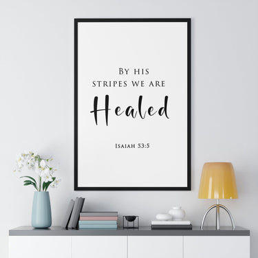 Faith Culture - Healing Grace - Isaiah 53:5 - Christian Wall Art