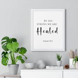 Faith Culture - Healing Grace - Isaiah 53:5 - Christian Wall Art