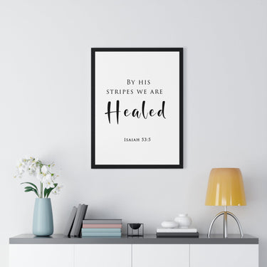 Faith Culture - Healing Grace - Isaiah 53:5 - Christian Wall Art