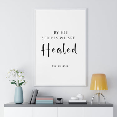 Faith Culture - Healing Grace - Isaiah 53:5 - Christian Wall Art