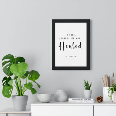 Faith Culture - Healing Grace - Isaiah 53:5 - Christian Wall Art