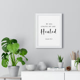 Faith Culture - Healing Grace - Isaiah 53:5 - Christian Wall Art