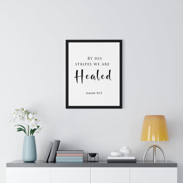 Faith Culture - Healing Grace - Isaiah 53:5 - Christian Wall Art