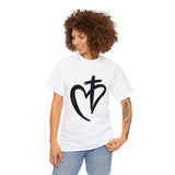 Heart and the Cross Unisex Heavy Cotton Tee