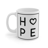Faith Culture - Hope in Christ - Christian Ceramic Coffee Mug (11oz)