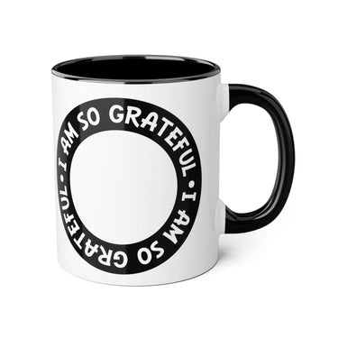 Faith Culture - I Am So Grateful - Christian Thanksgiving Accent Mug, 11oz