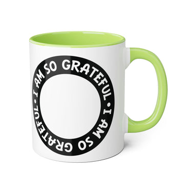Faith Culture - I Am So Grateful - Christian Thanksgiving Accent Mug, 11oz