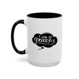 Faith Culture - I Am So Grateful Christian Thanksgiving Accent Coffee Mug, 11oz and 15oz