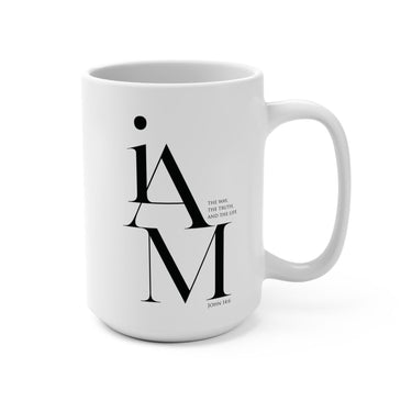Faith Culture - I Am The Way, The Truth, And The Life - John 14:6 Christian Mug, 11oz 15oz