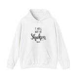 Faith Culture - I Will Not Be Shaken - Psalm 16:8 - Christian Unisex Heavy Blendâ„¢ Hooded Sweatshirt